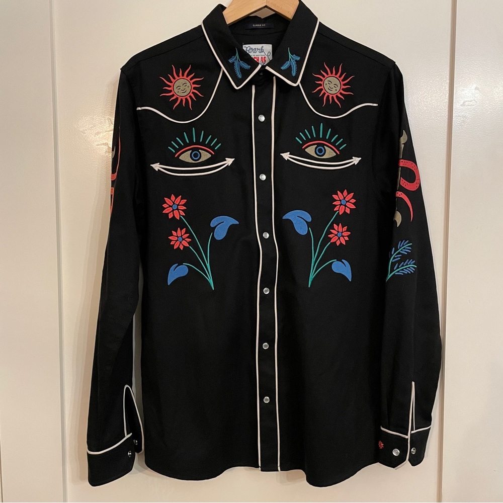 Roark On The Range Western Shirt Sz M